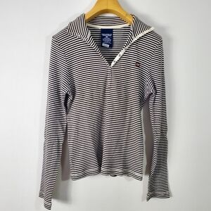 Vintage Polo Jeans Co. Ralph Lauren Striped Long Sleeve /Thermal Shirt